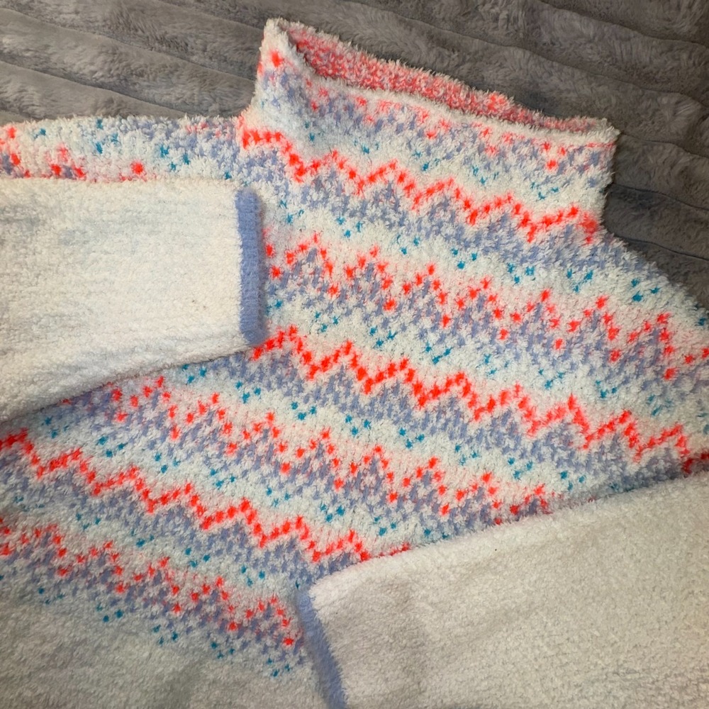 Anthropologie Pilcro Sweater Womens 10 Selene Fair Isle Nordic Stretch Boxy Fit‎ - Picture 5 of 10